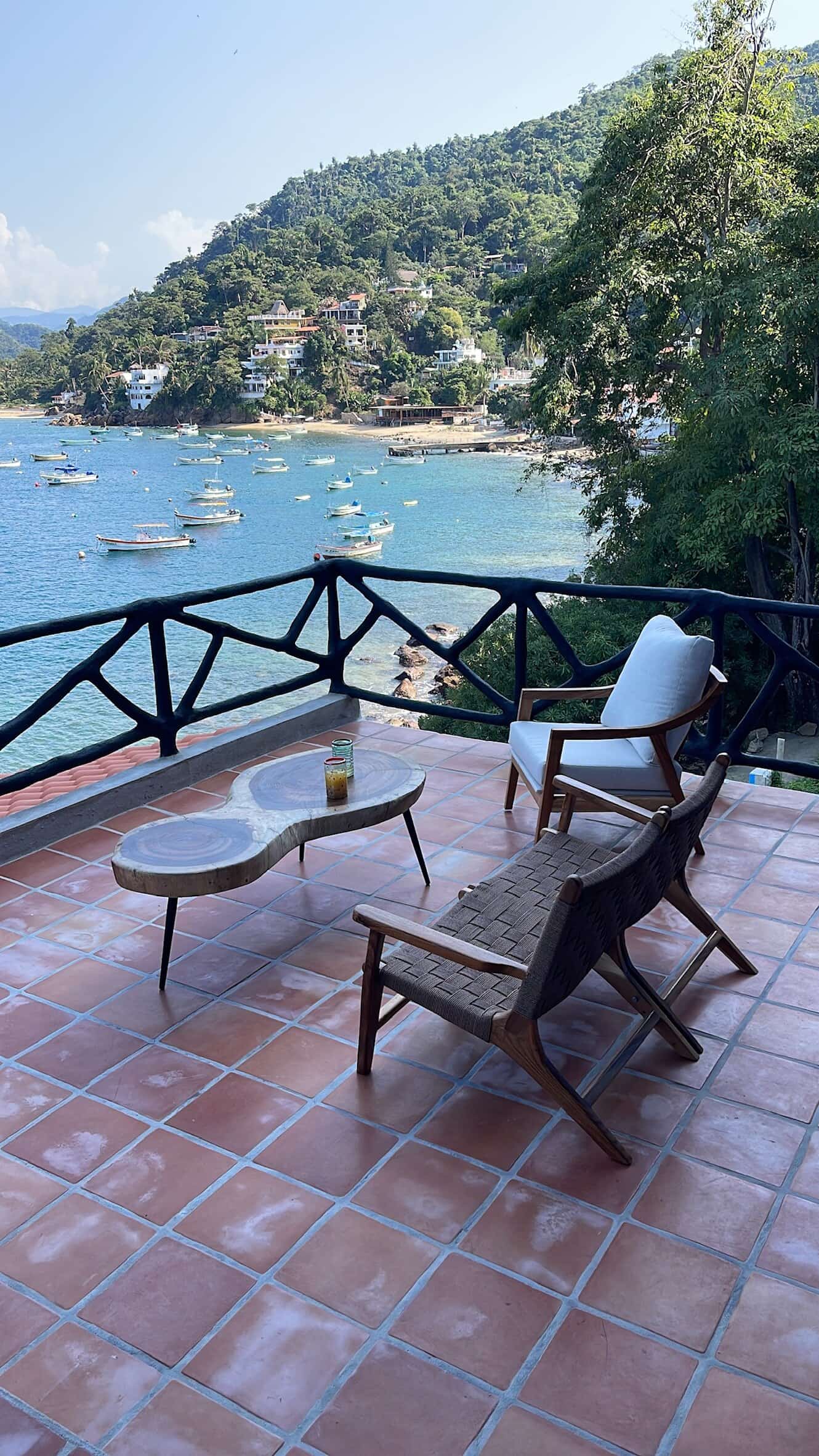 A balcony over Yelapa Bay